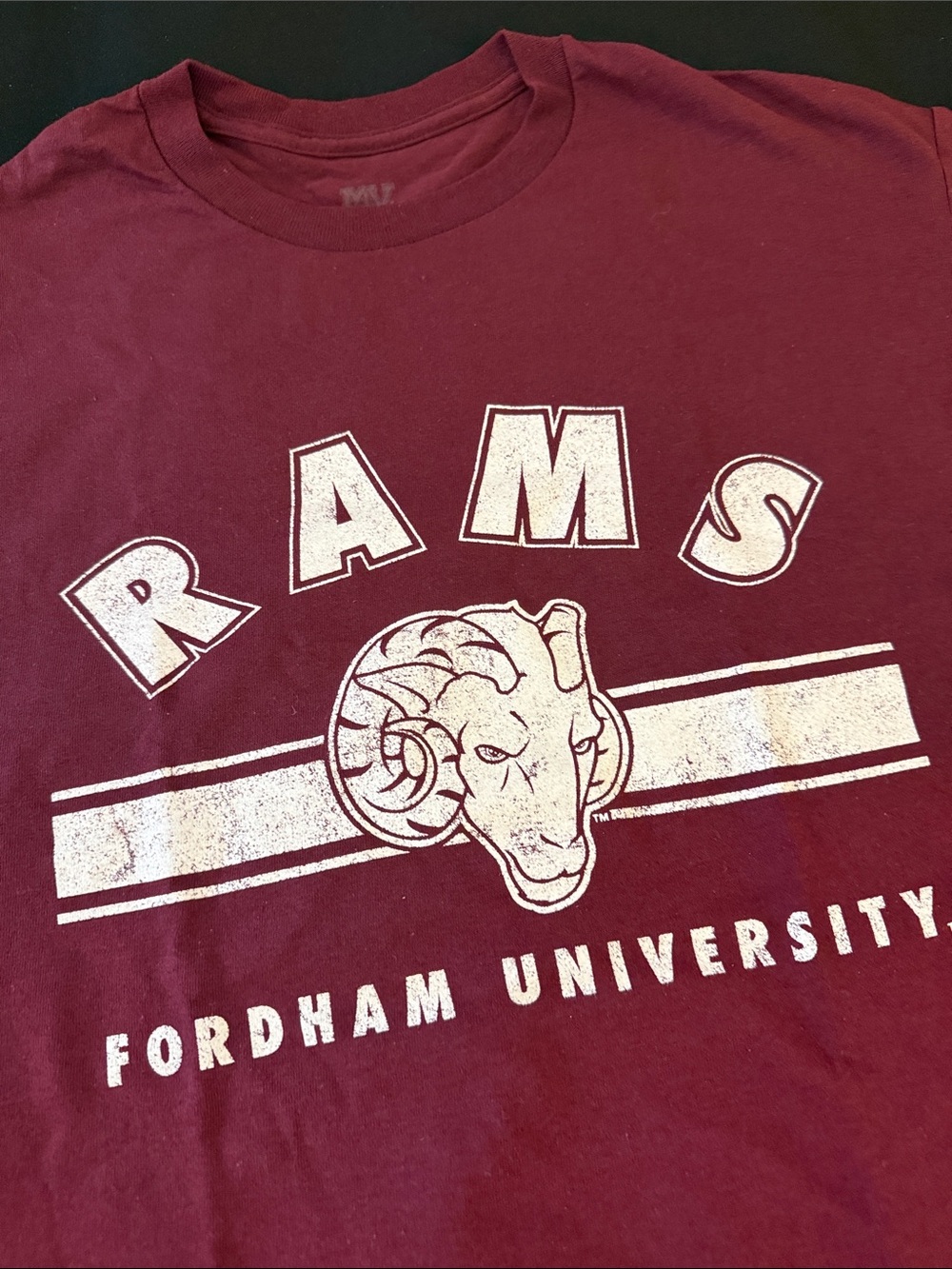 MV Sport Maroon Fordham Rams Graphic Tee